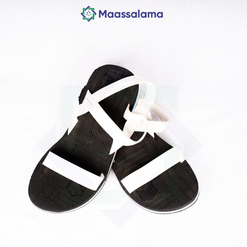 Hajj Umrah Ihram Soft Sandals Shoes For Men Tawaf Chappal White Chappal Maassalama 